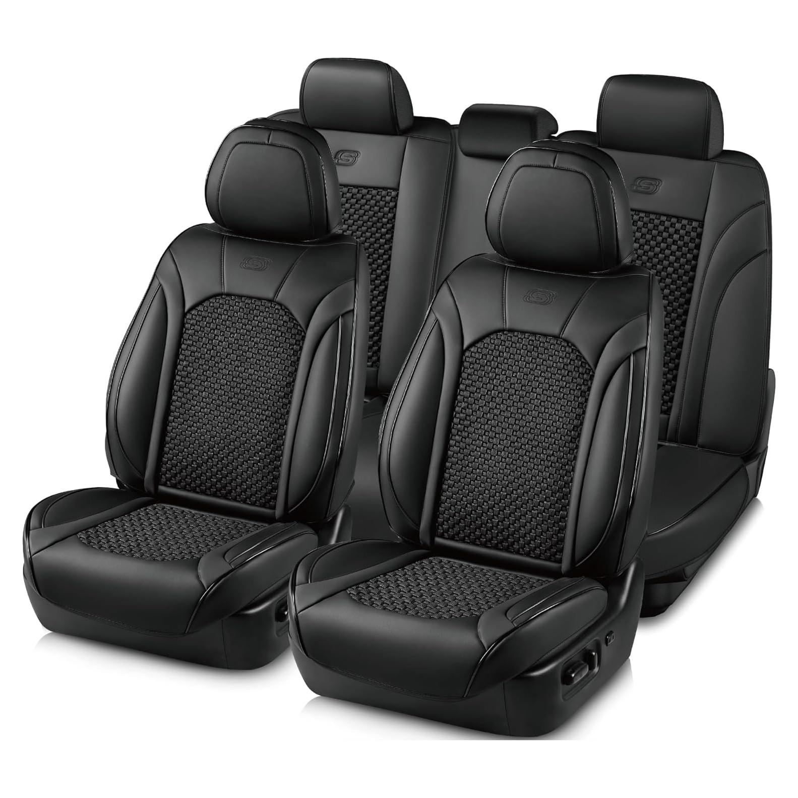 Funda de Asiento de Coche Skechers con Espuma de Memoria - Negro