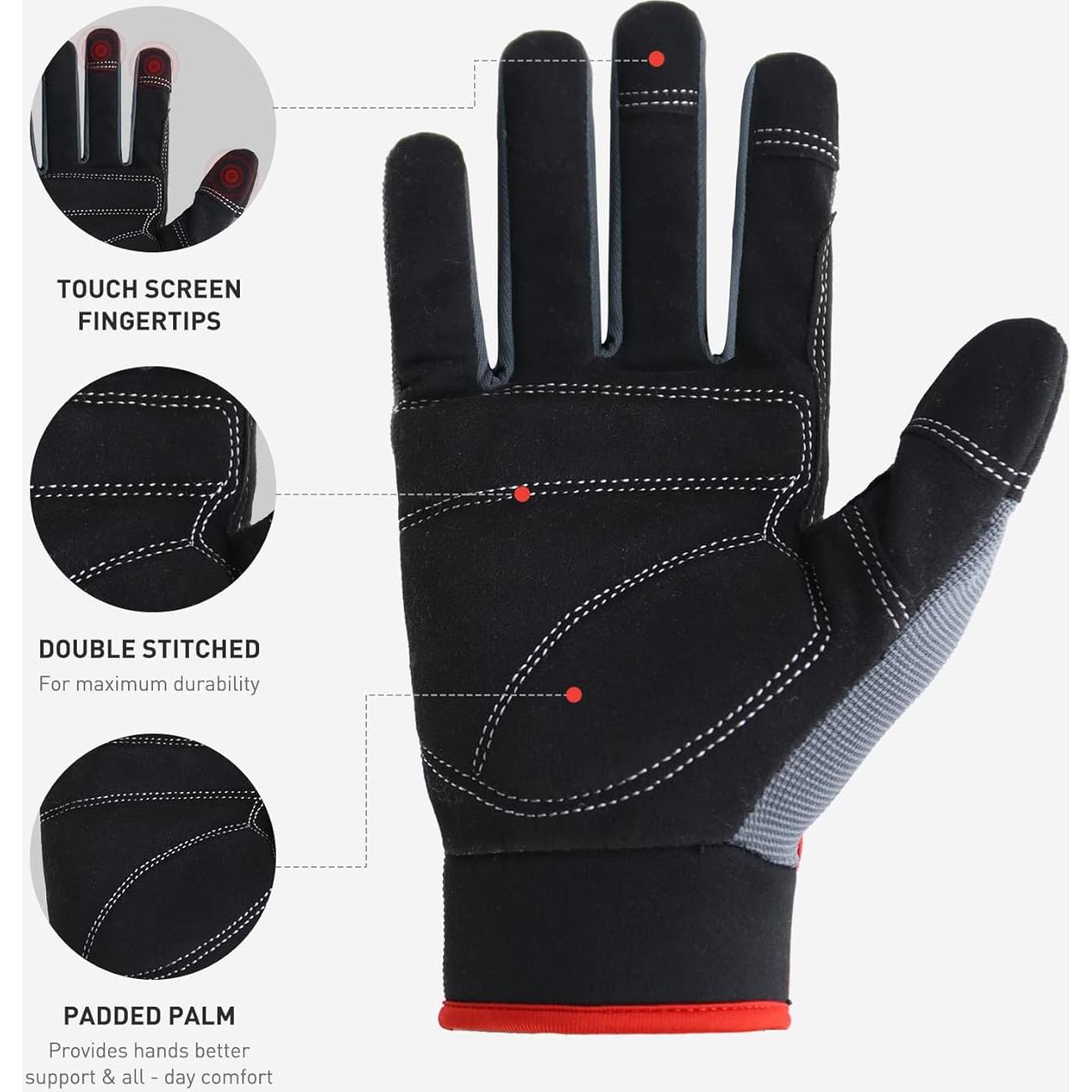 Guantes de Trabajo HANDLANDY 2X Grande con Pantalla Táctil