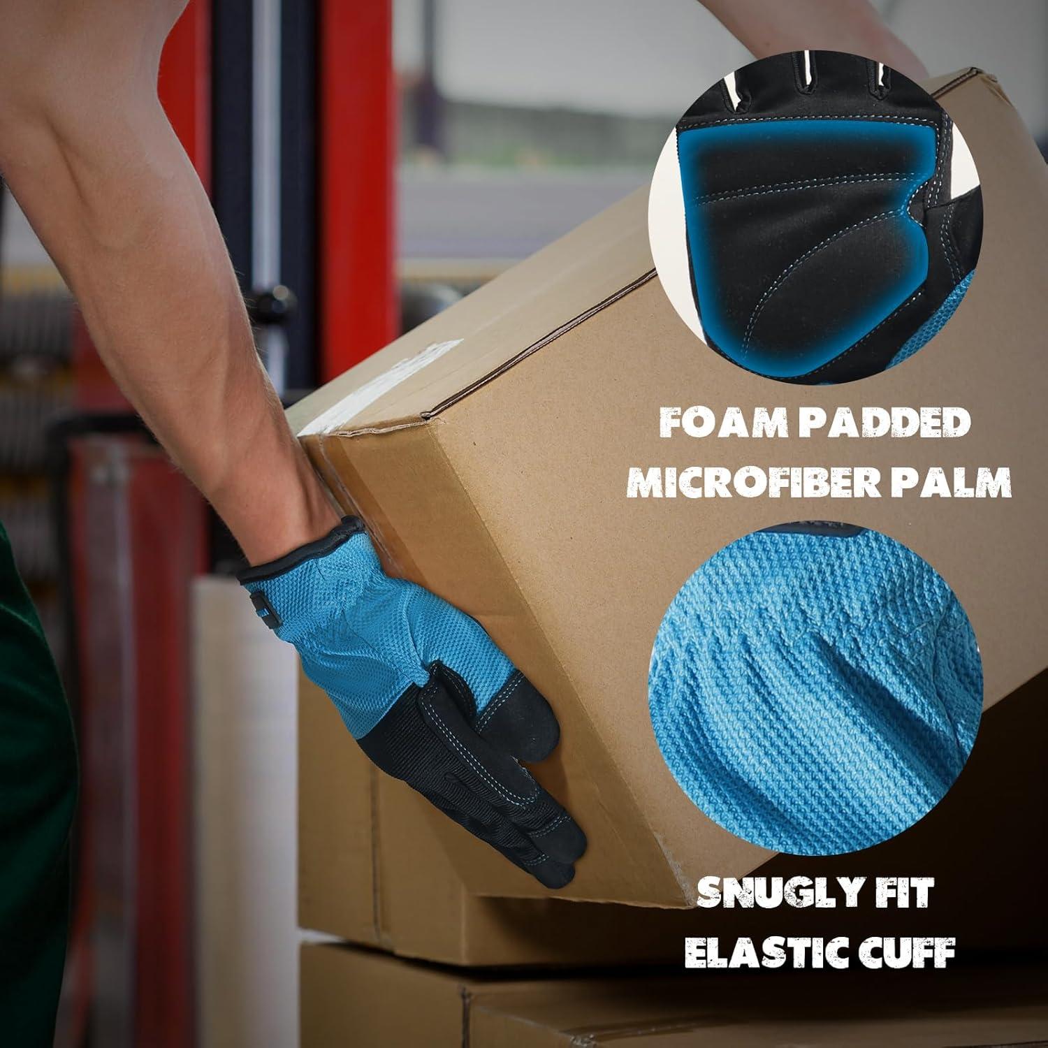 Guantes de Trabajo HANDLANDY Unisex Táctiles Flexibles