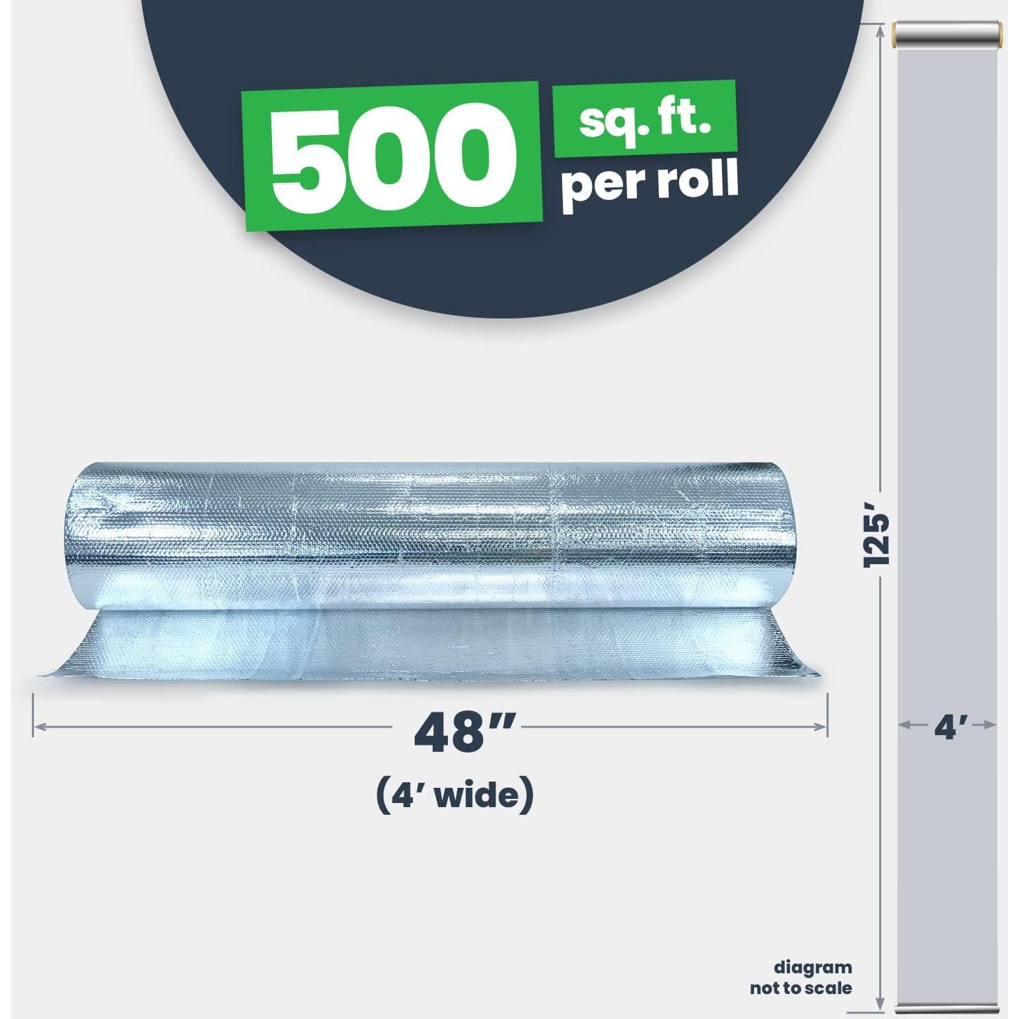 Rollo Aislante Reflectante EcoFoil 46.45m x 38.1m 3.175mm
