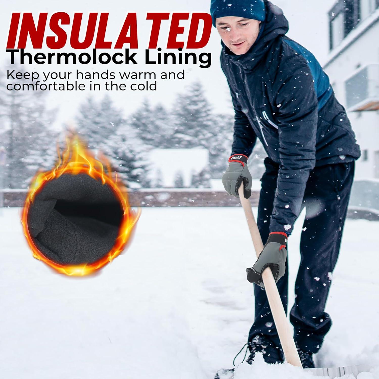 Guantes de Trabajo HANDLANDY Unisex Táctiles y Acolchados