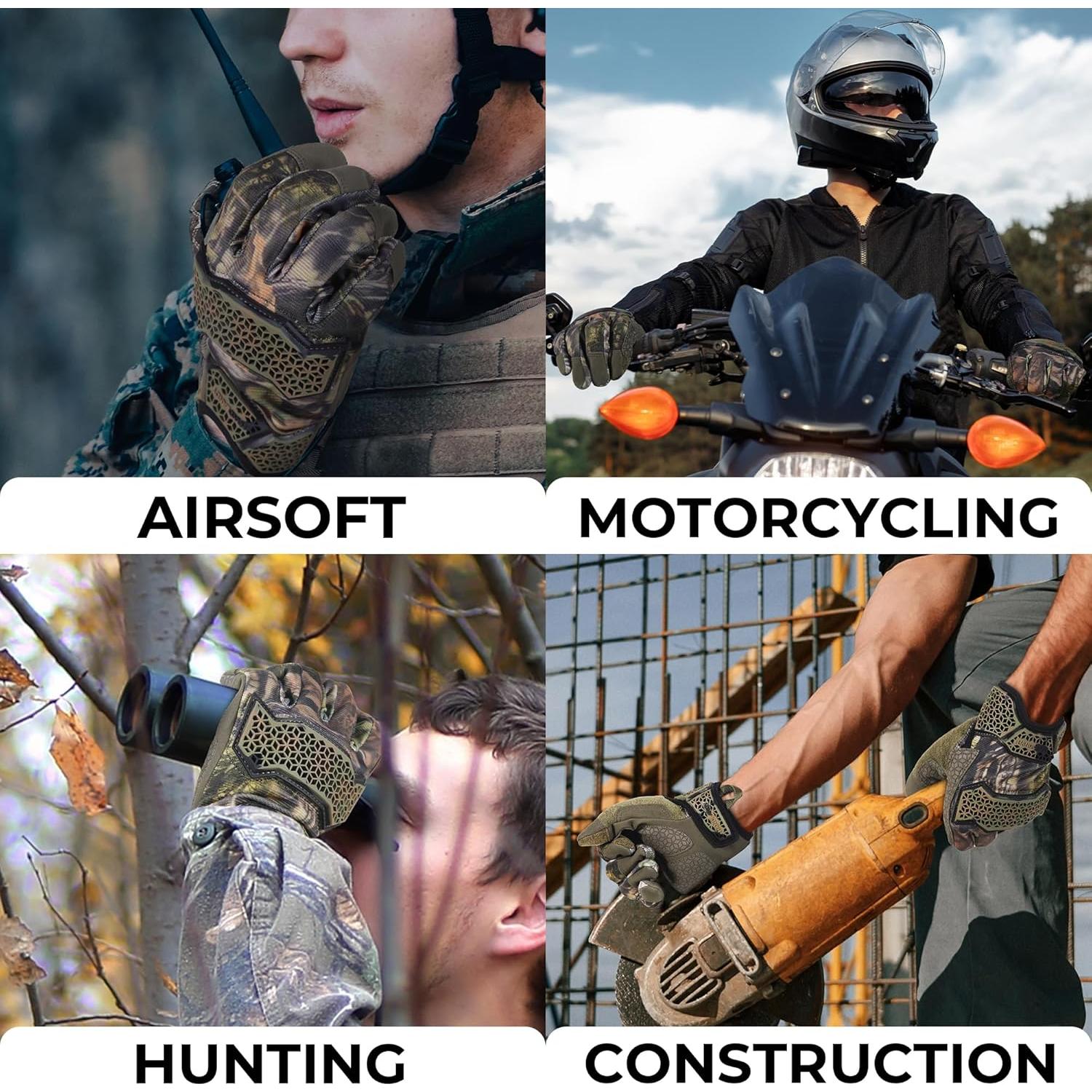 Guantes de Trabajo HANDLANDY Unisex Táctiles Flexibles