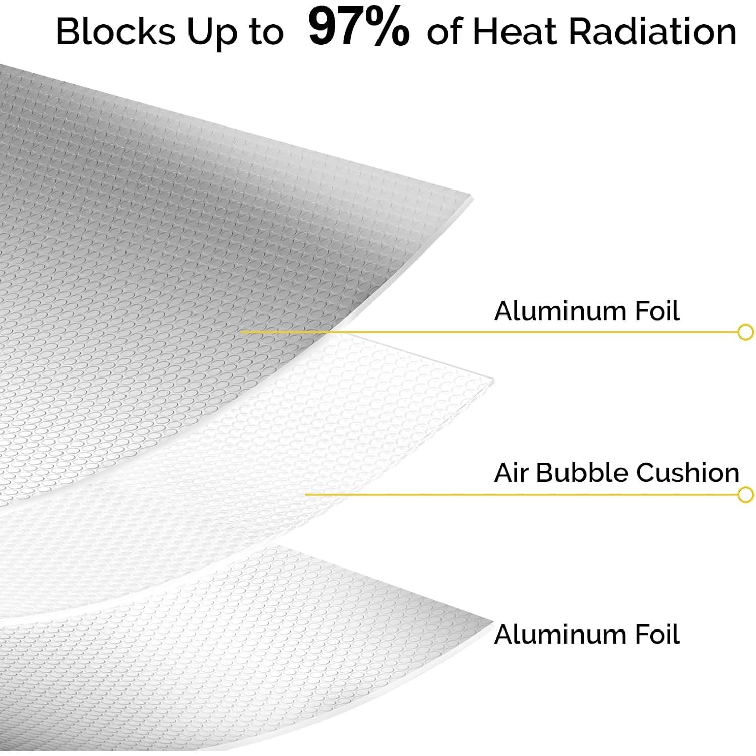 Rollos de Aislamiento Reflectante Fowong 61 cm x 3 m