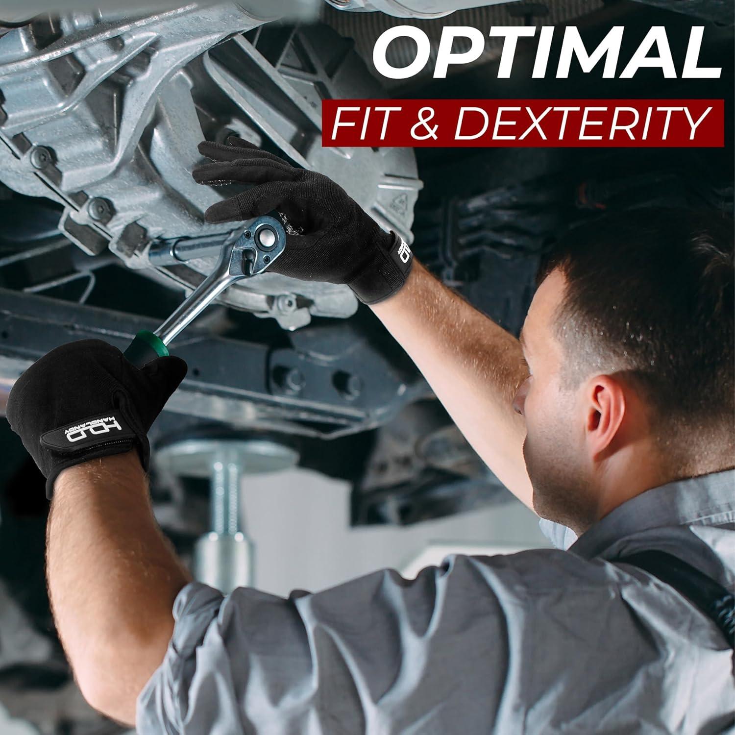 Guantes de Trabajo HANDLANDY Unisex Táctiles y Flexibles