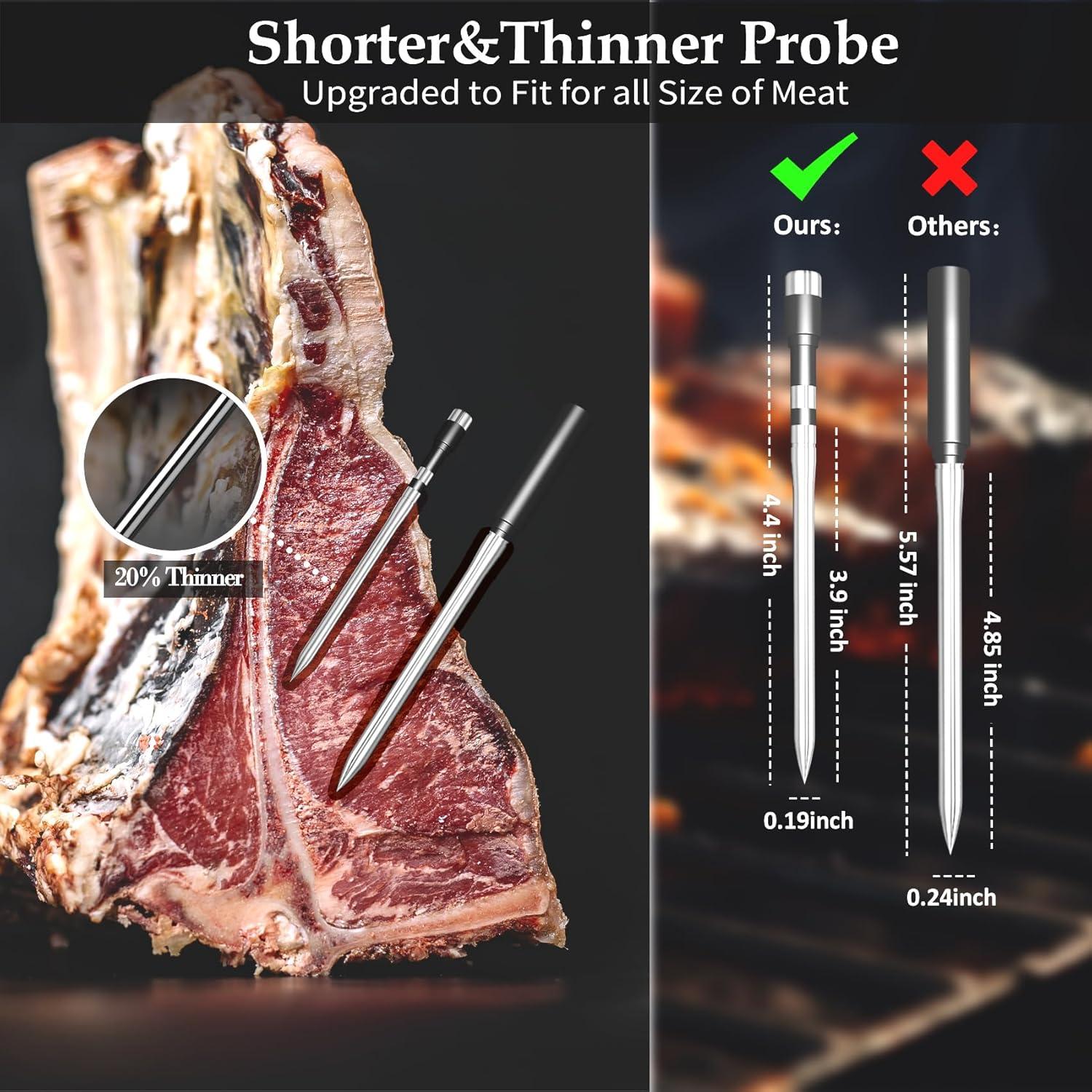 Termómetro Inalámbrico de Carne Speusurea SP-Y110 - Doble Sonda