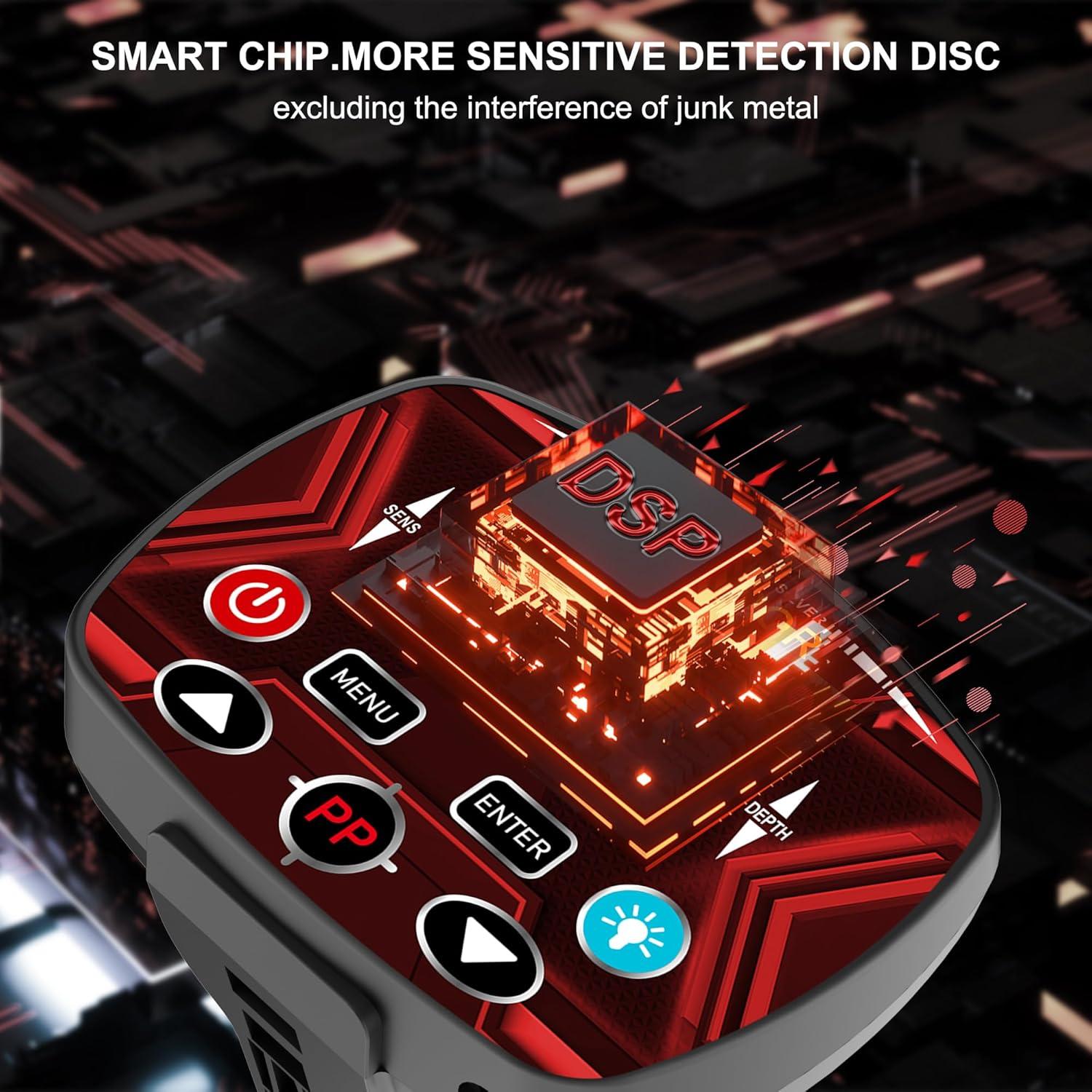 Detector de Metales JYDETOOR JYD-MD01 IP68 5 Modos 25,4 cm