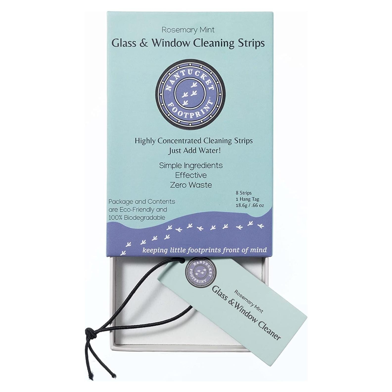 Tiras Limpiadoras de Vidrio Nantucket 8 Paquete Ecológicas