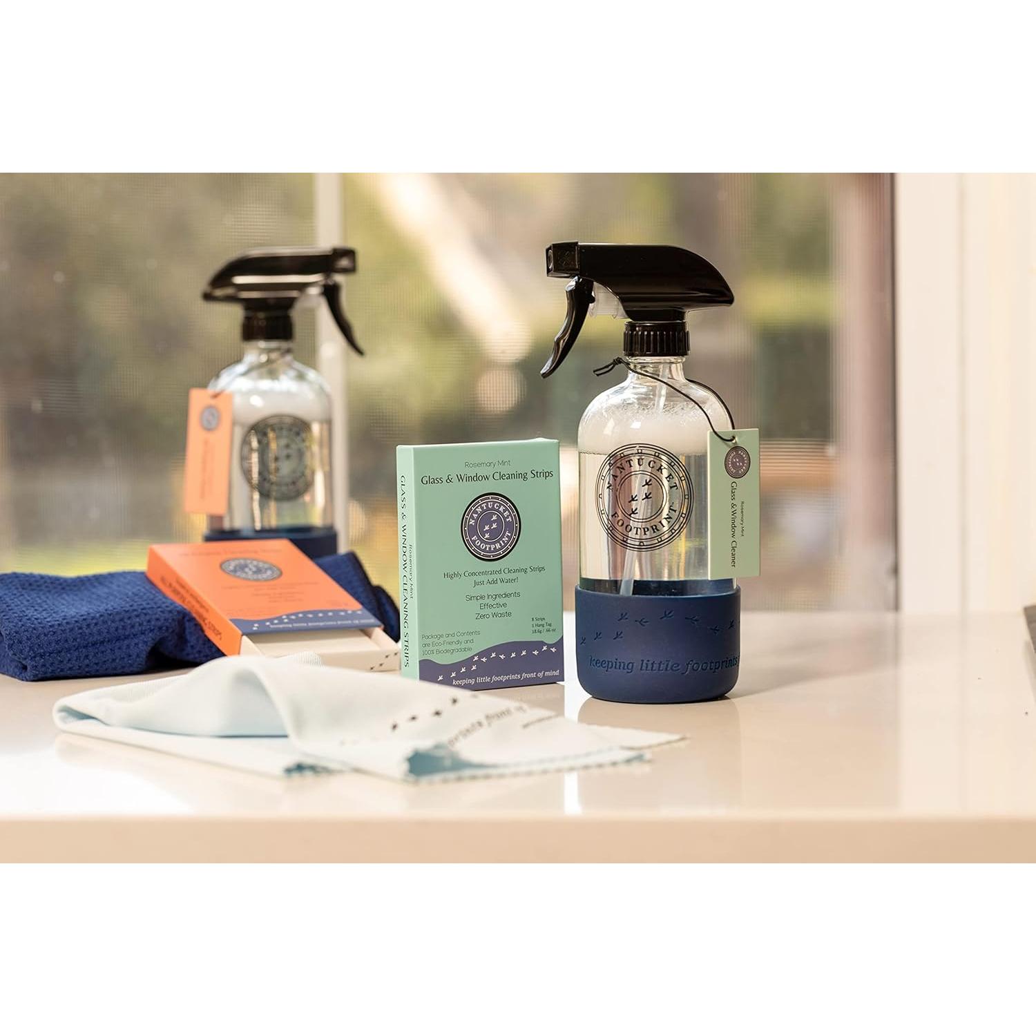 Tiras Limpiadoras de Vidrio Nantucket 8 Paquete Ecológicas