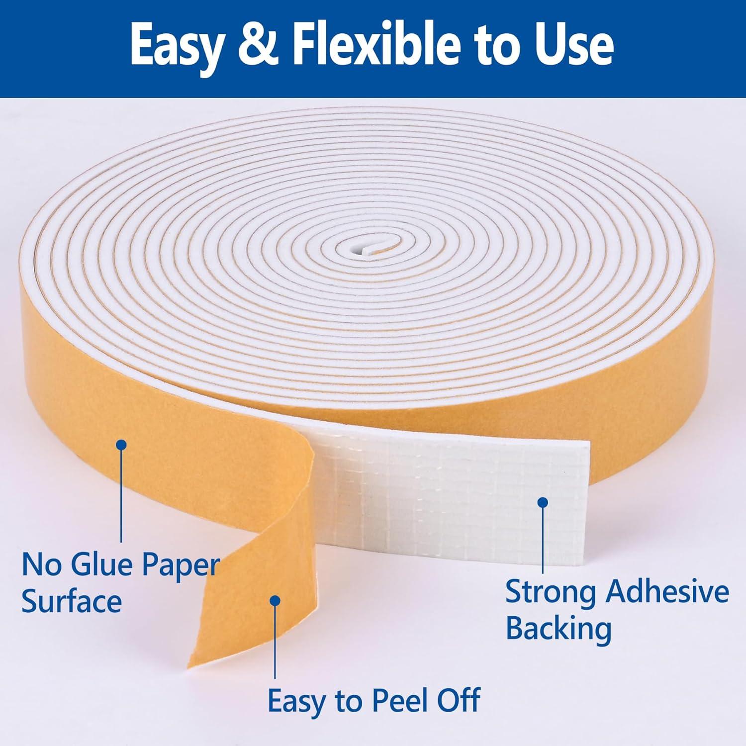 Cinta de Espuma Autoadhesiva Kikerike 2.54cm x 0.32cm x 10.06m