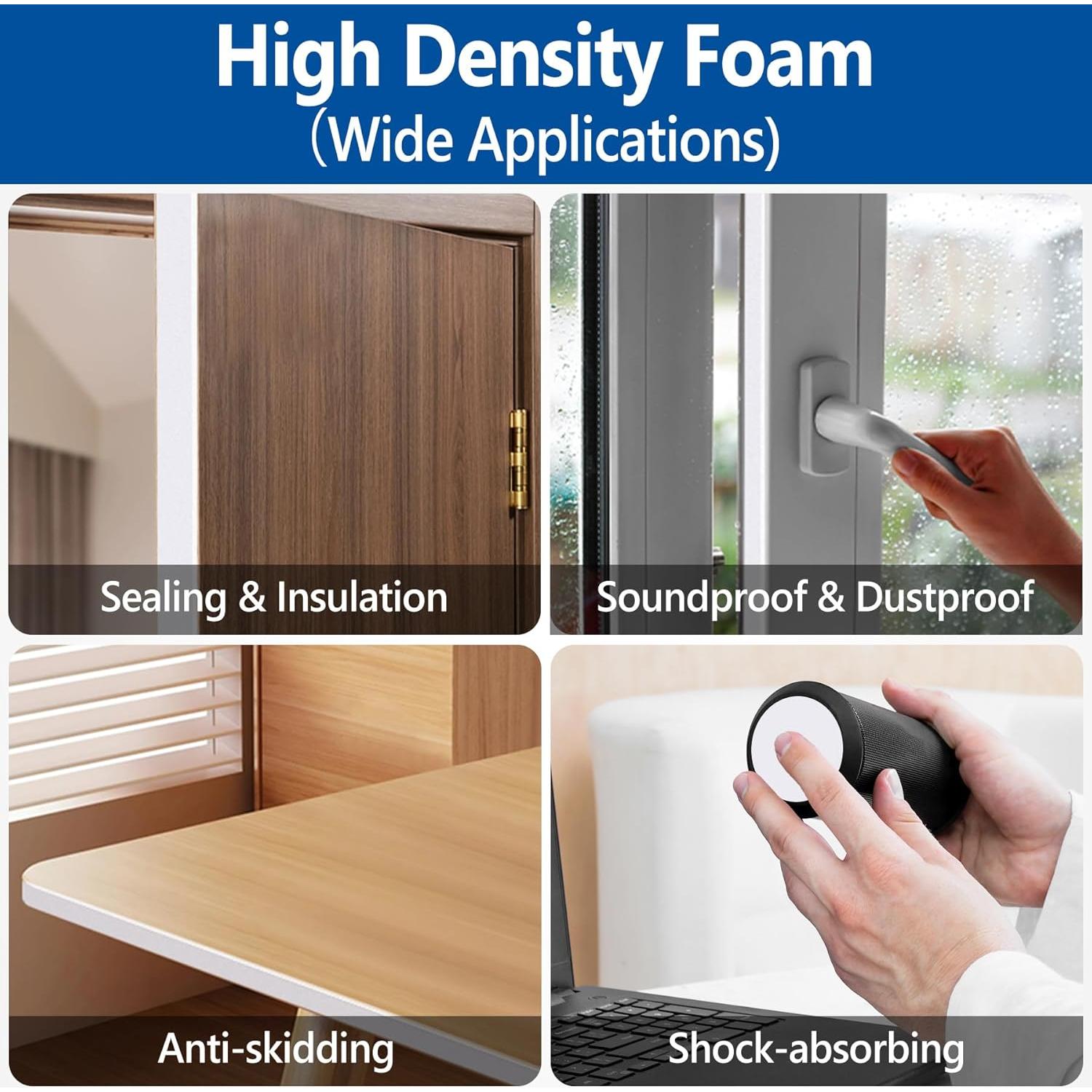 Cinta de Espuma Autoadhesiva Kikerike 2.54cm x 0.32cm x 10.06m