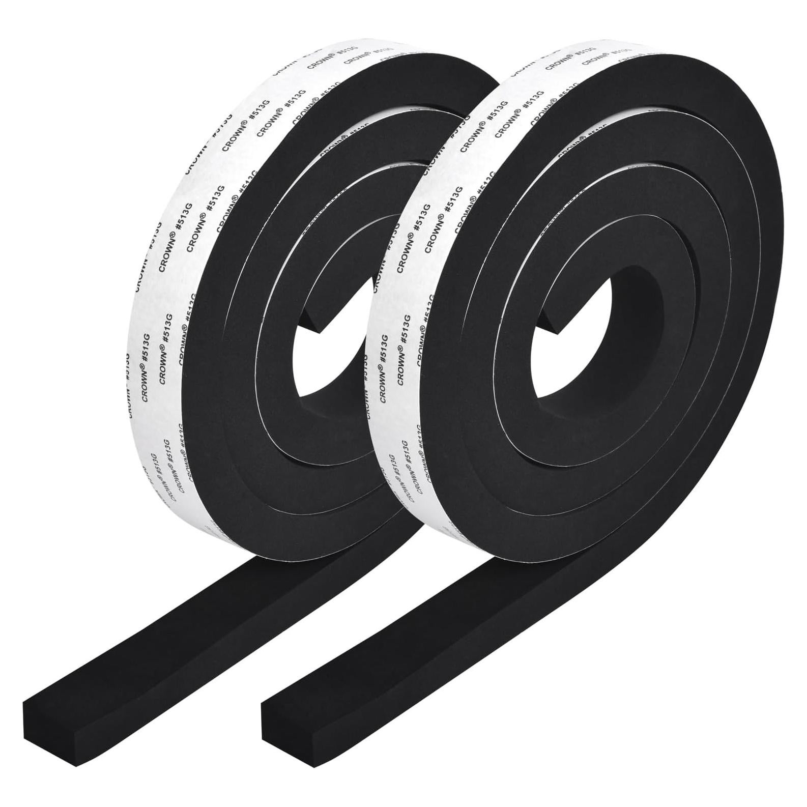 Sello de Puerta con Burlete ALLWIN 2.54 cm x 3.96 m Negro