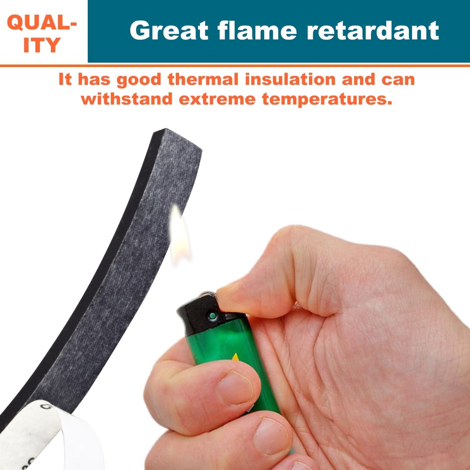 Sello de Puerta con Burlete ALLWIN 2.54 cm x 3.96 m Negro