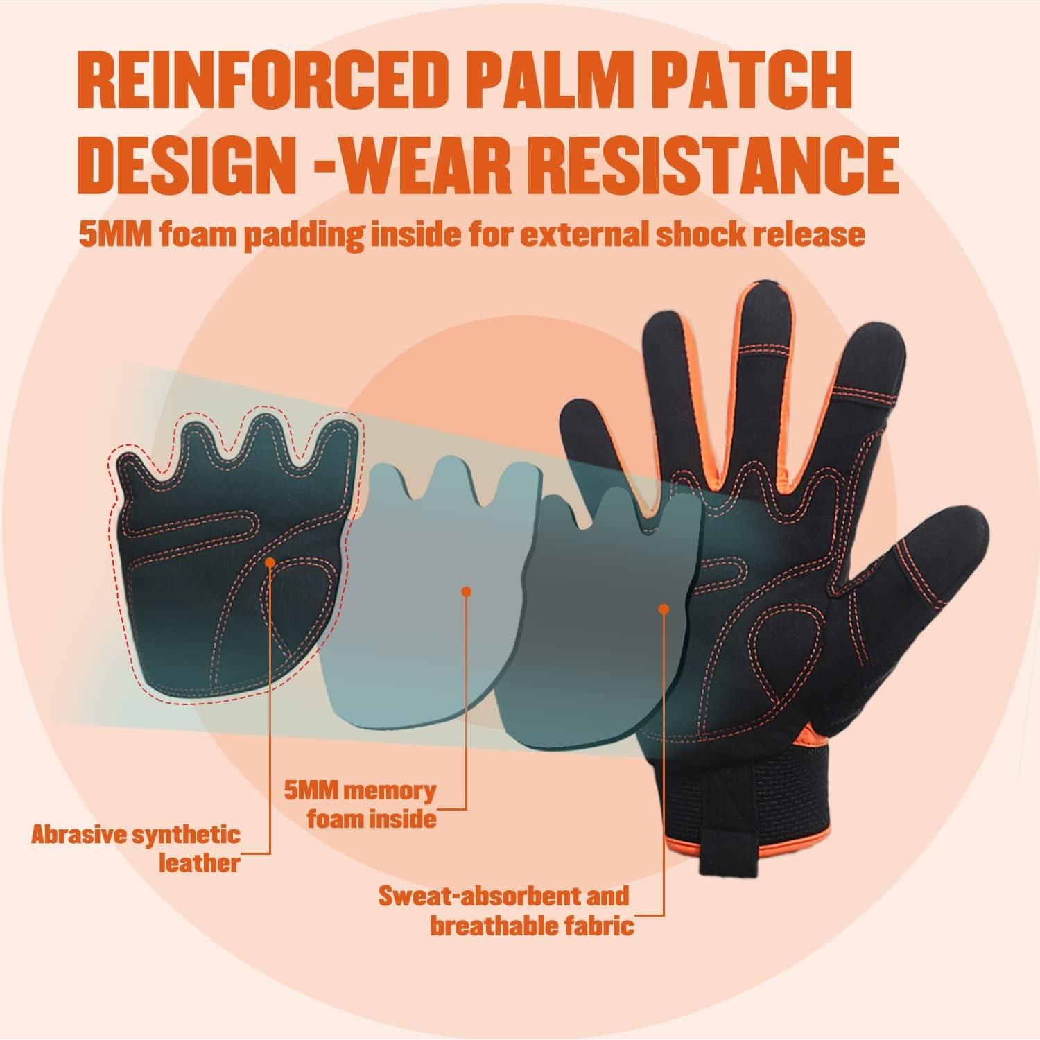Guantes de Trabajo HANDLANDY Unisex Táctiles para Jardín