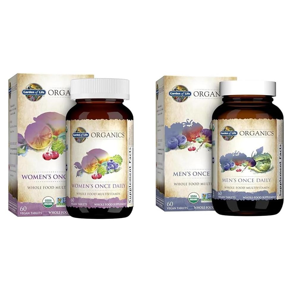 Multivitaminas de Alimentos Integrales mykind para Mujeres y Hombres - 60 Tabletas Veganas