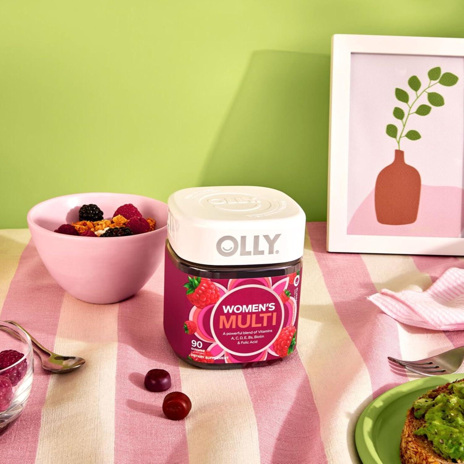 Gomitas Multivitamínicas OLLY para Mujeres 90 Conteo Sabor Baya