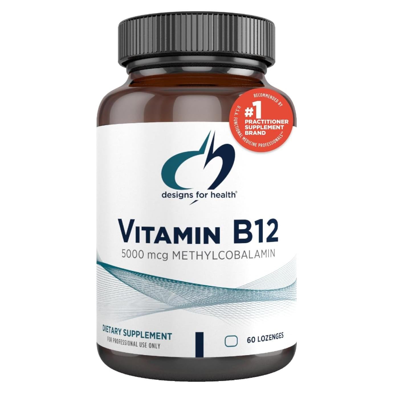 Pastillas de Vitamina B12 5000 mcg Metilcobalamina Veganas - 60 Unidades