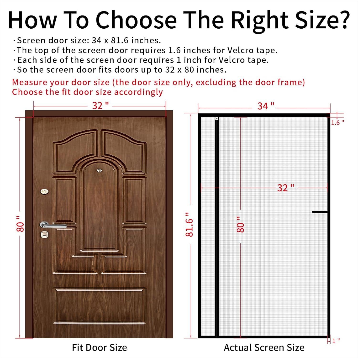 Malla de Puerta Magnética CHIYUNS 86 x 207 cm Gris