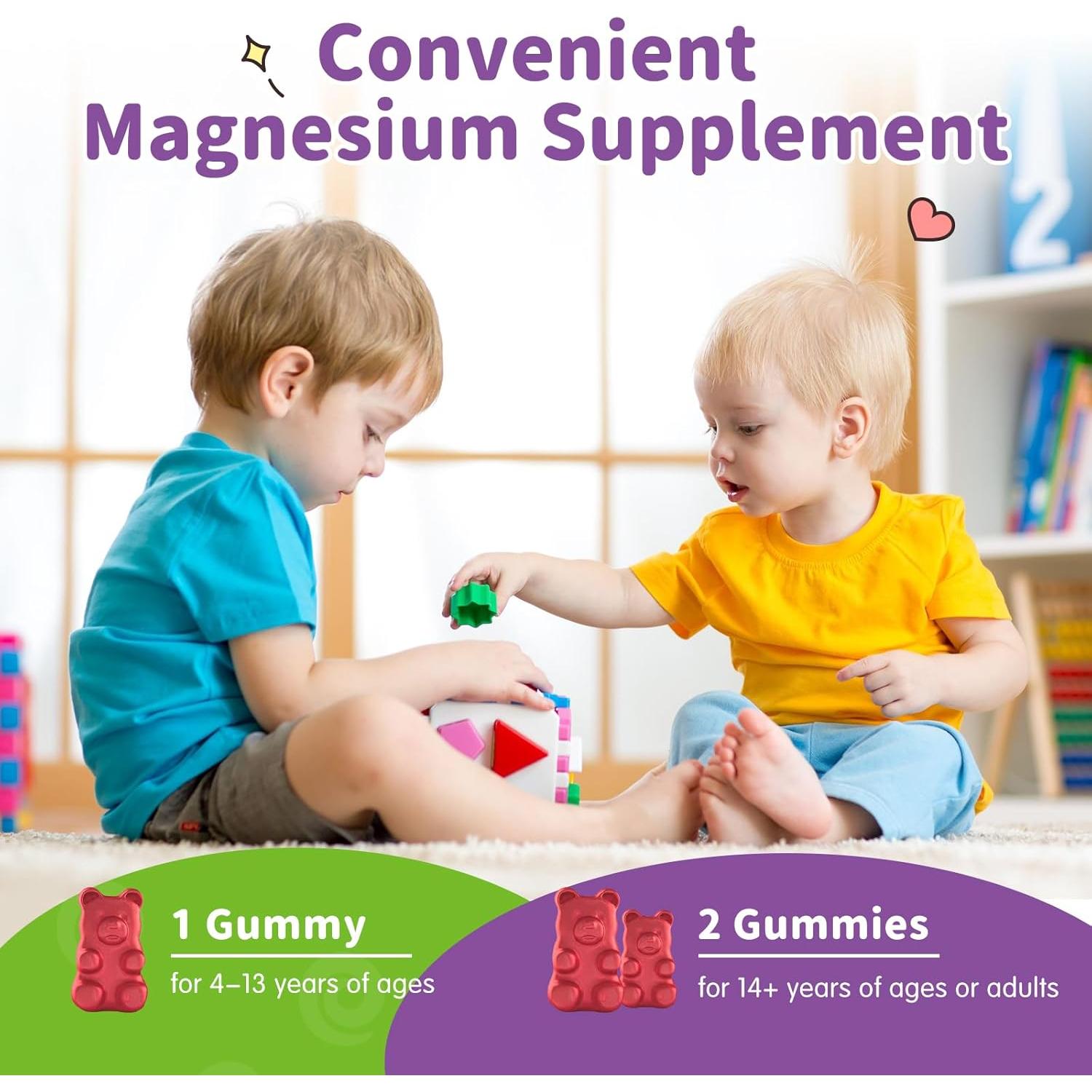 Gomitas de Magnesio Glicinato ReviNutra 60ct Uva Sin Azúcar