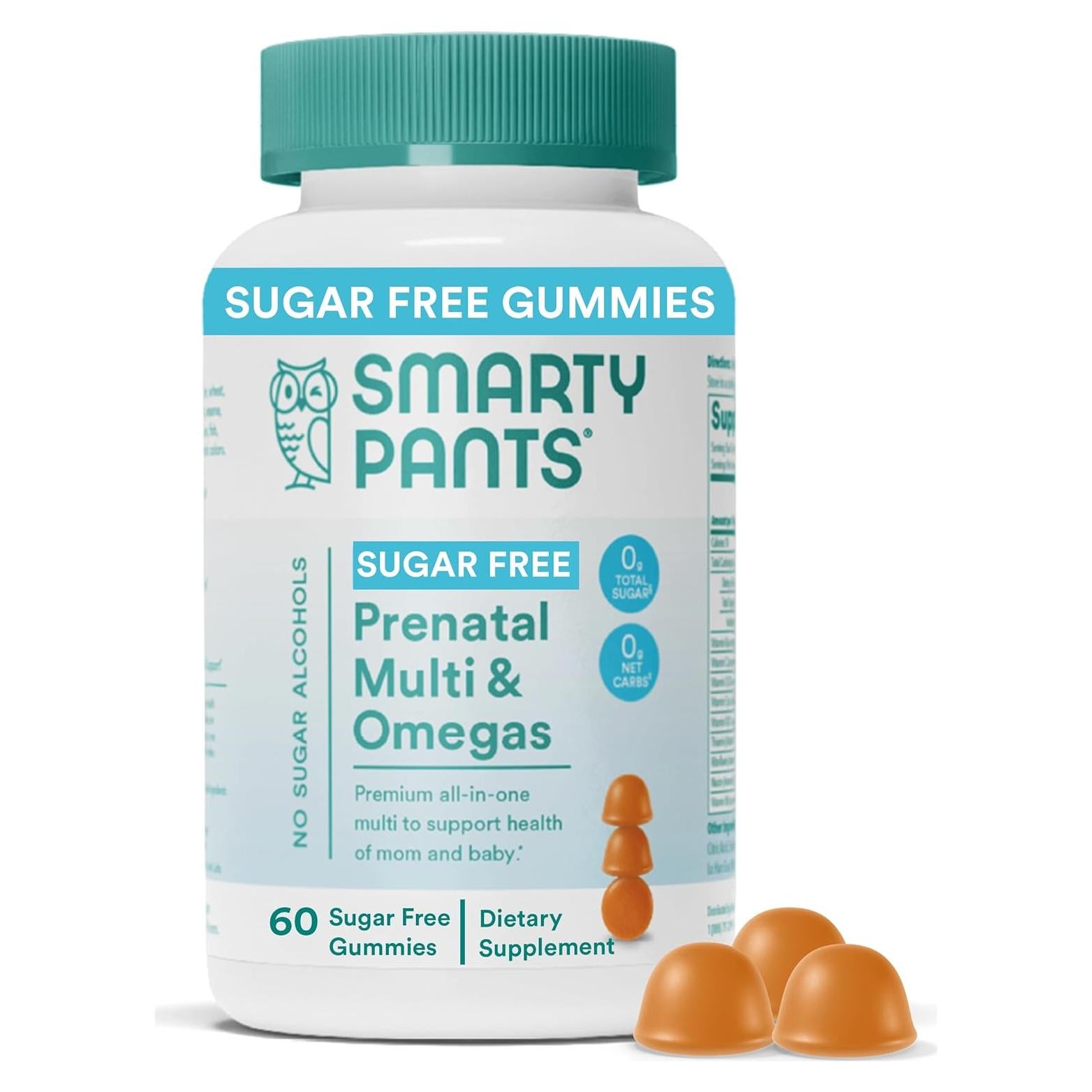 SmartyPants Gominolas Prenatales Sin Azúcar 60 Unidades