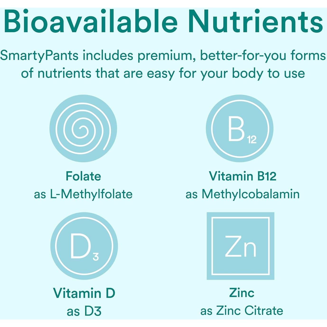 SmartyPants Gominolas Prenatales Sin Azúcar 60 Unidades