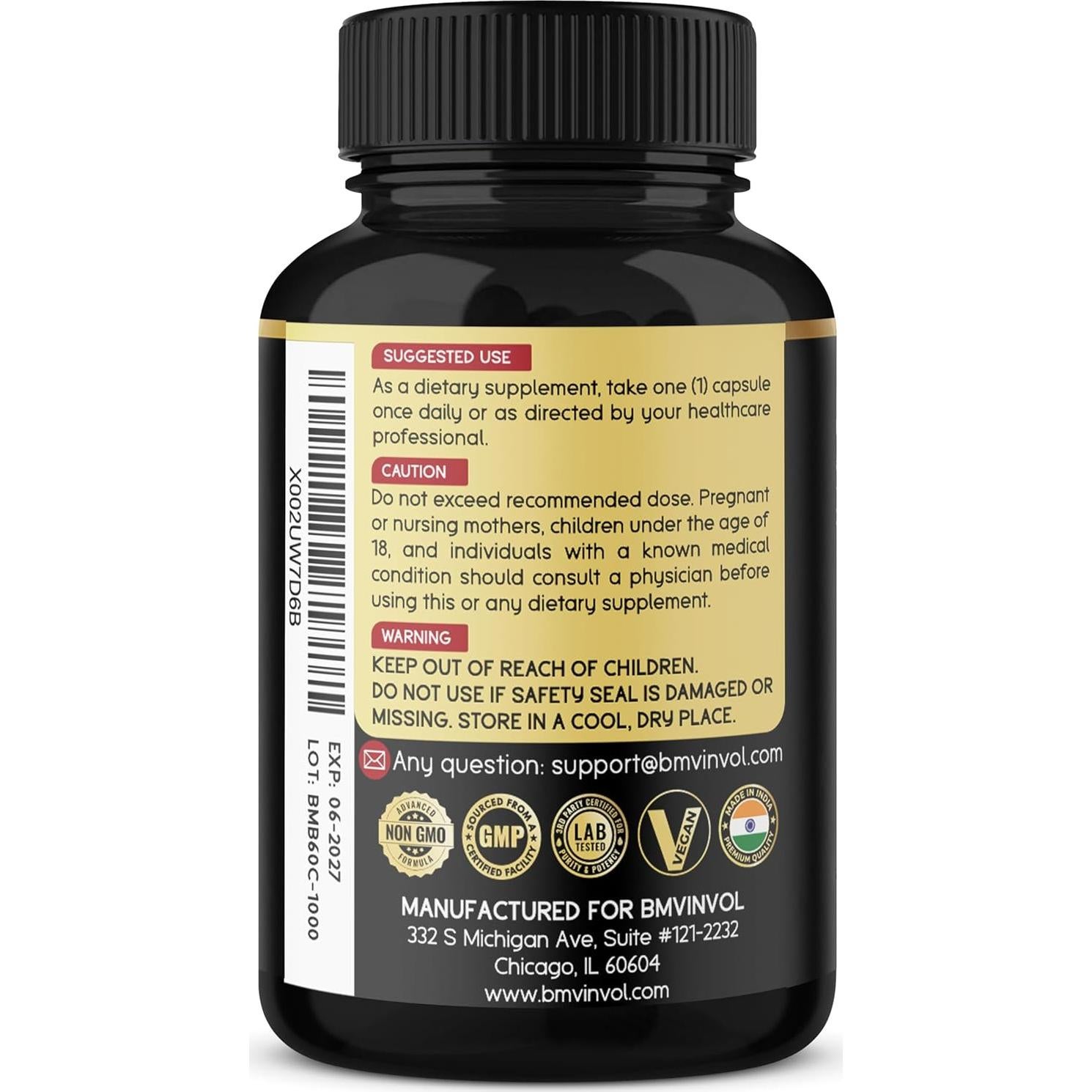 Suplemento de Berberina con Canela de Ceilán y Cúrcuma - 60 Cápsulas