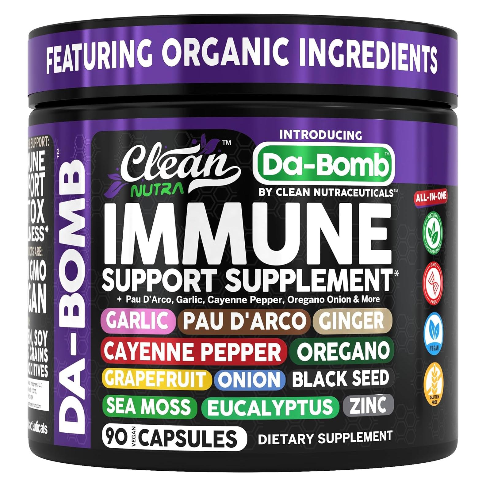 Suplemento Inmunológico Orgánico Clean Nutra 1000mg Vitamina C