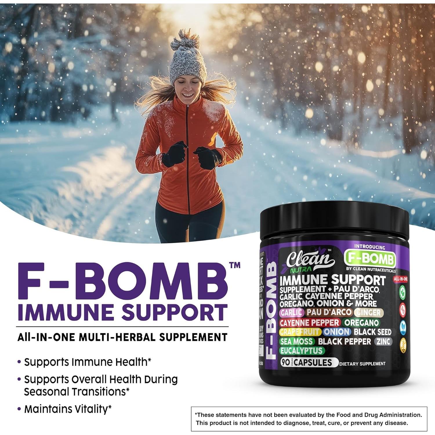 Suplemento Inmunológico Orgánico Clean Nutra 1000mg Vitamina C