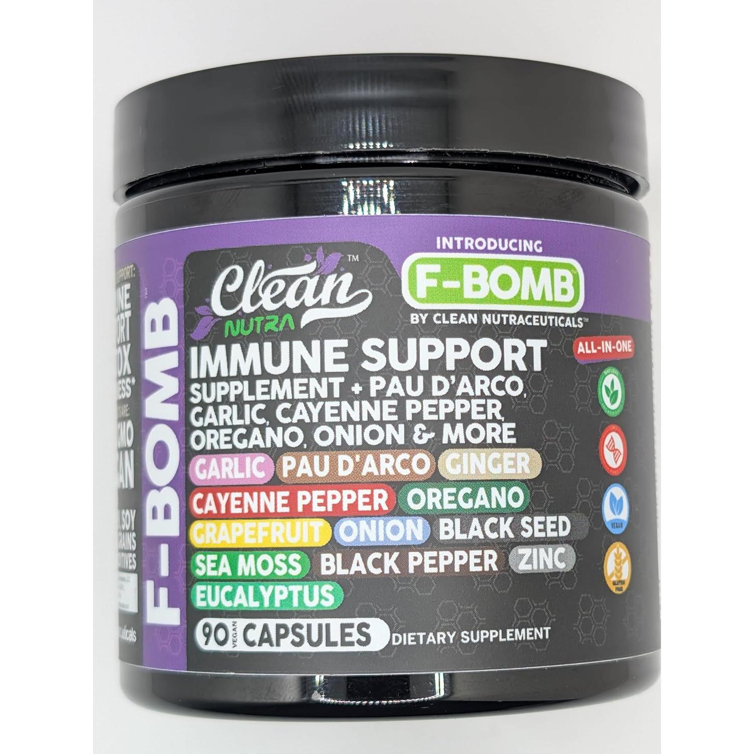 Suplemento Inmunológico Orgánico Clean Nutra 1000mg Vitamina C