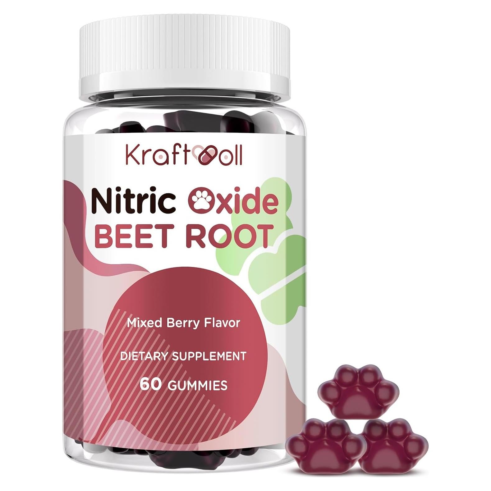 Gomitas de Remolacha Kraftvoll 60 Unidades Sin Azúcar