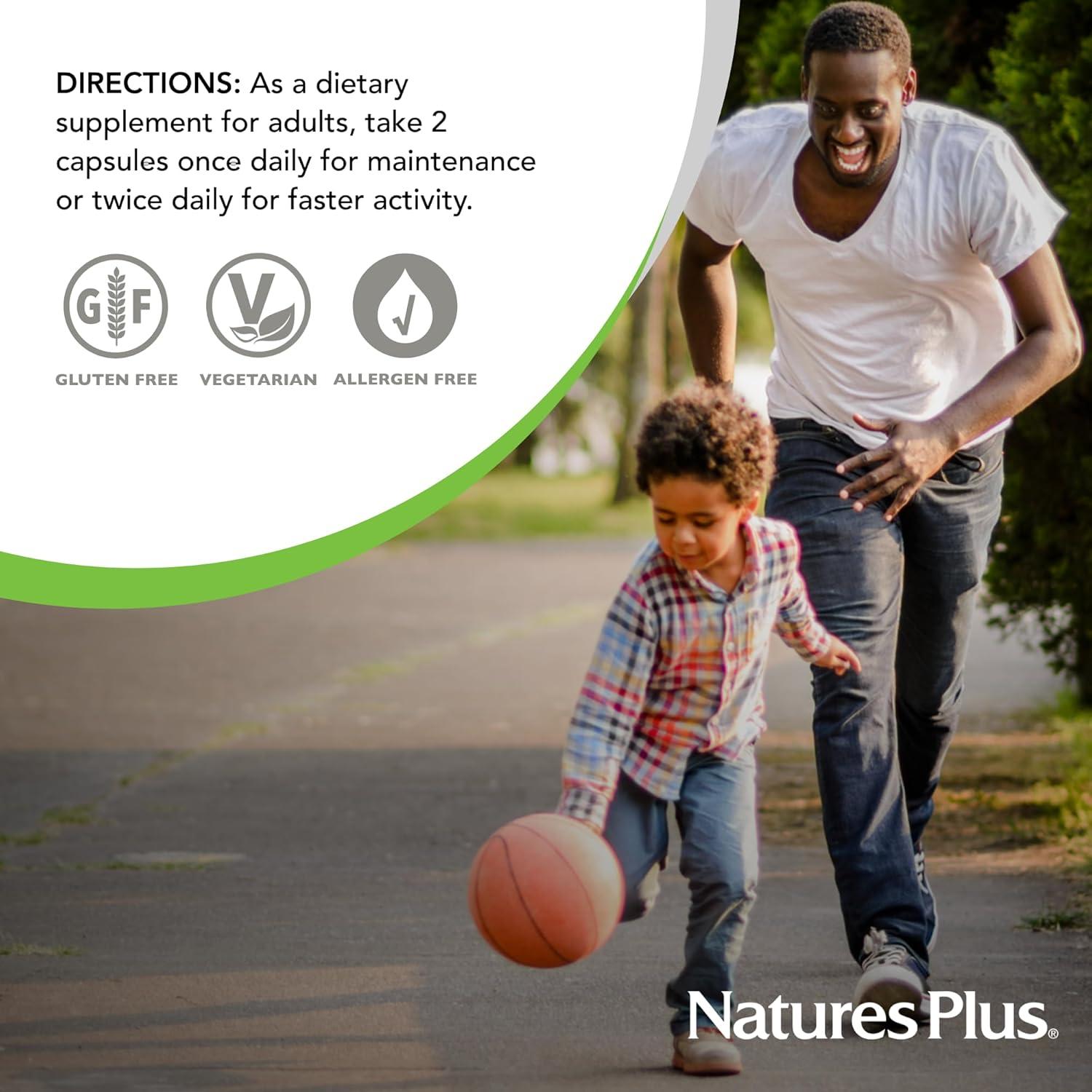 Suplemento Natural T-Male Nature's Plus - 120 Cápsulas Vegetarianas