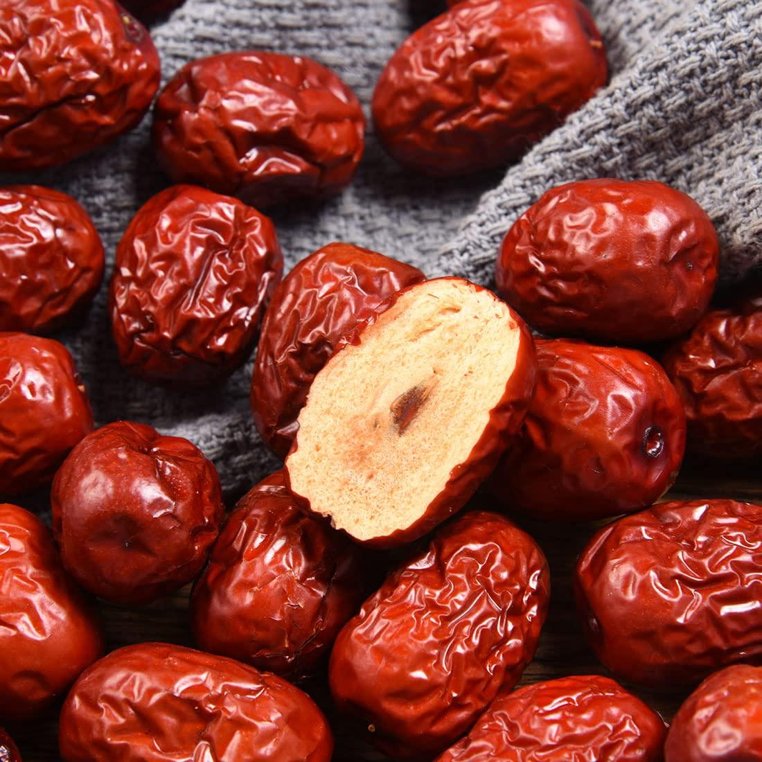 Dátiles Rojos Jujube YILINSHA 453g 100% Naturales