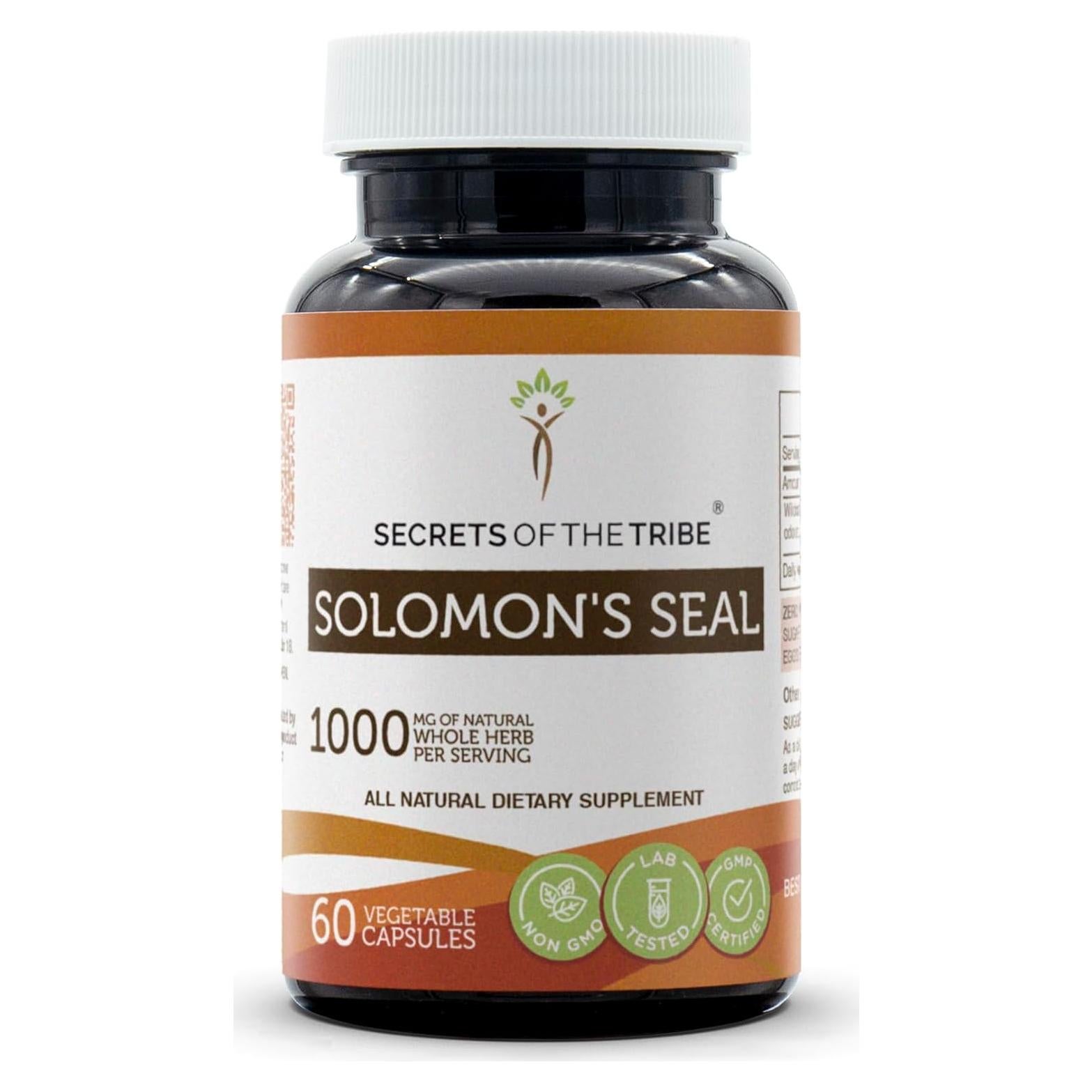 Sello de Salomón 60 Cápsulas 1000 mg Secretos de la Tribu