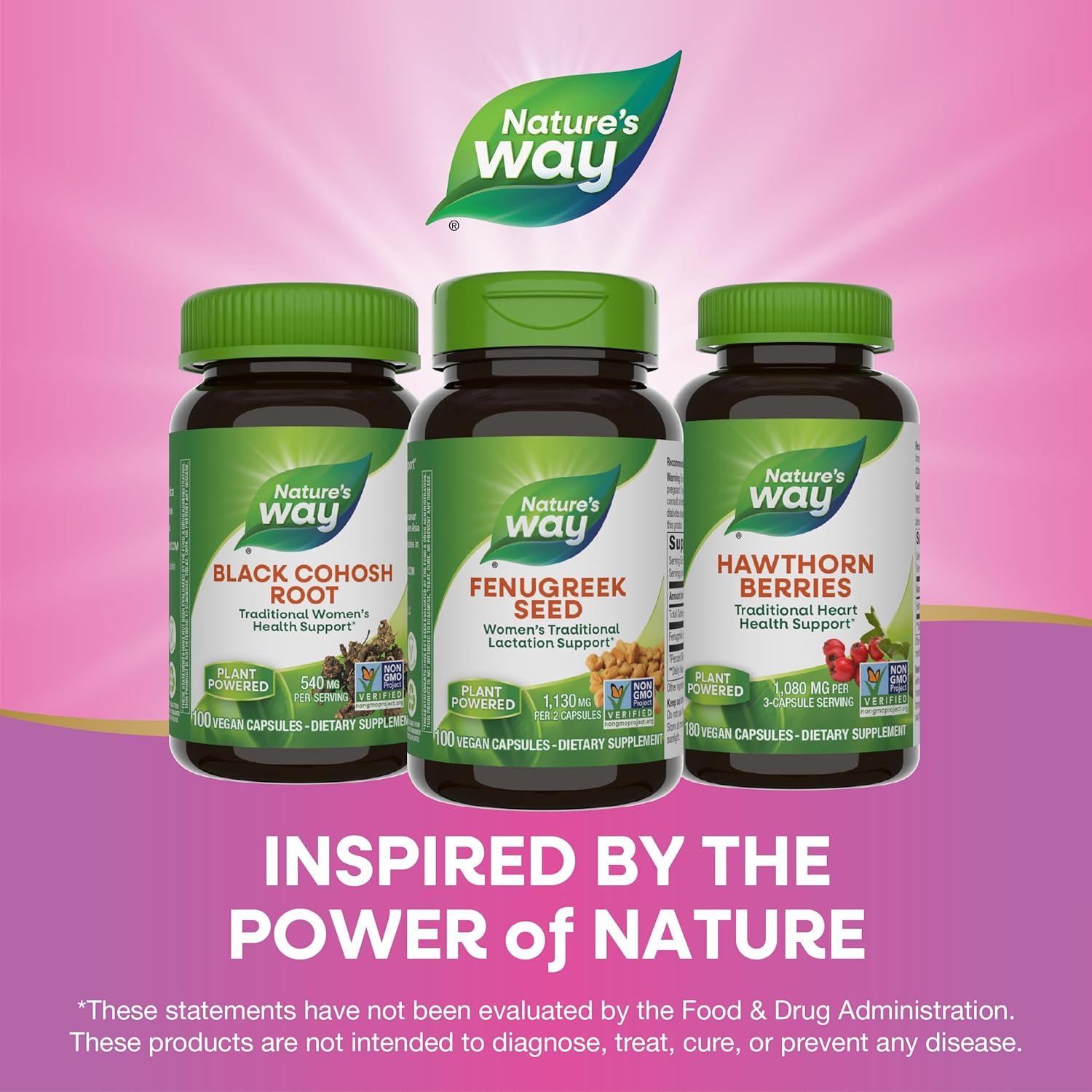 Semilla de Fenogreco Nature's Way 100 Cápsulas Veganas