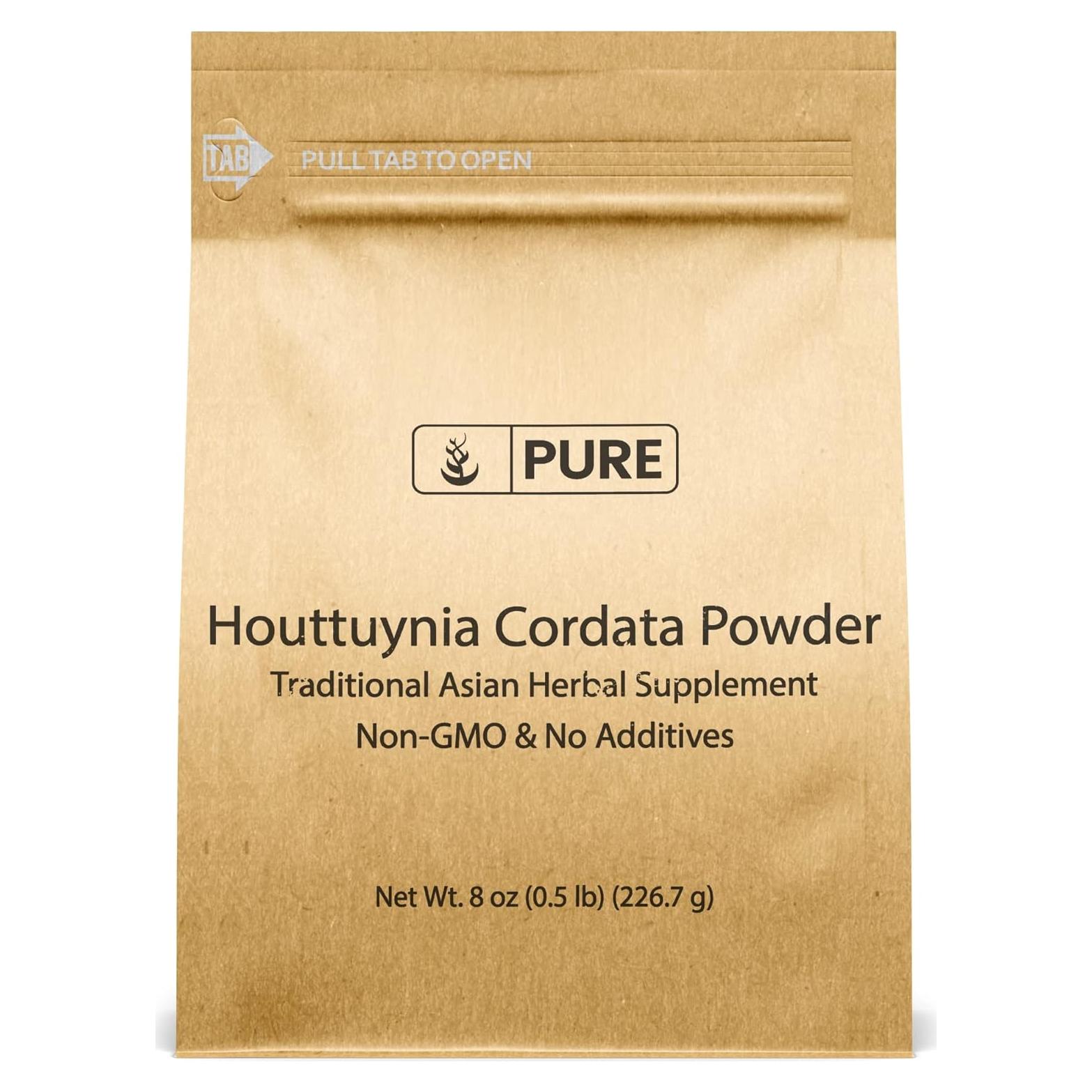 Suplemento Herbal Houttuynia Cordata 227g Ingredientes Originales
