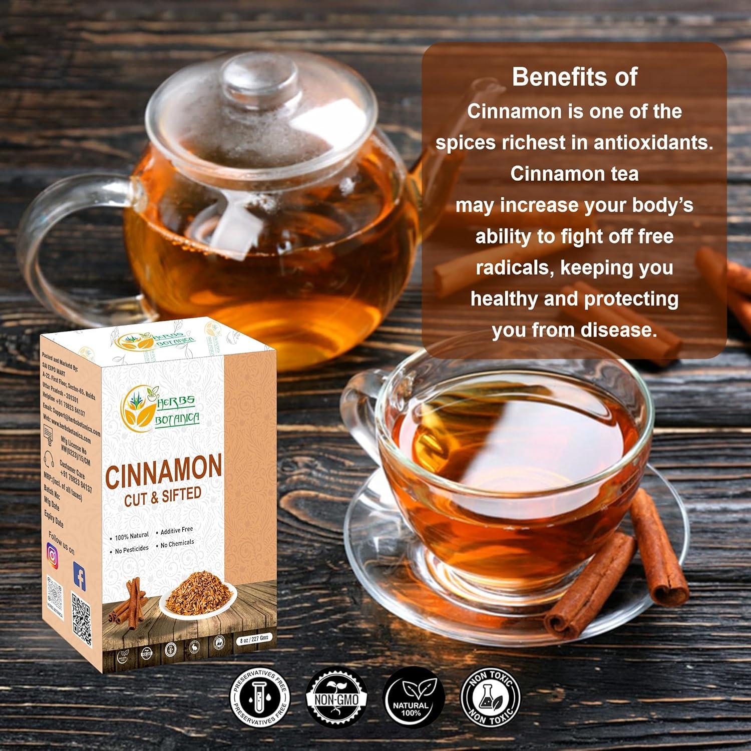 Chips de Canela Premium Herbs Botanica 226.8 g - Sabor y Aroma