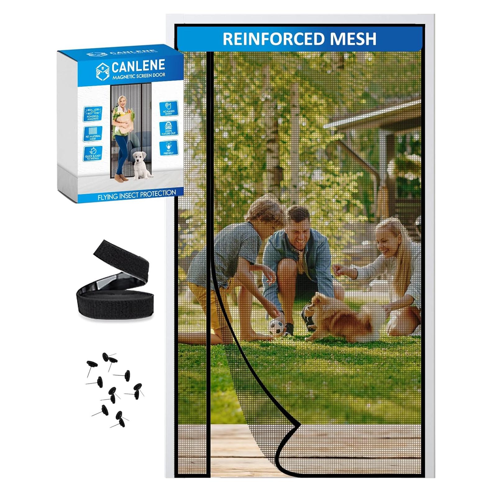 Puerta Pantalla Magnética CANLENE 36x82 cm Fácil Instalación