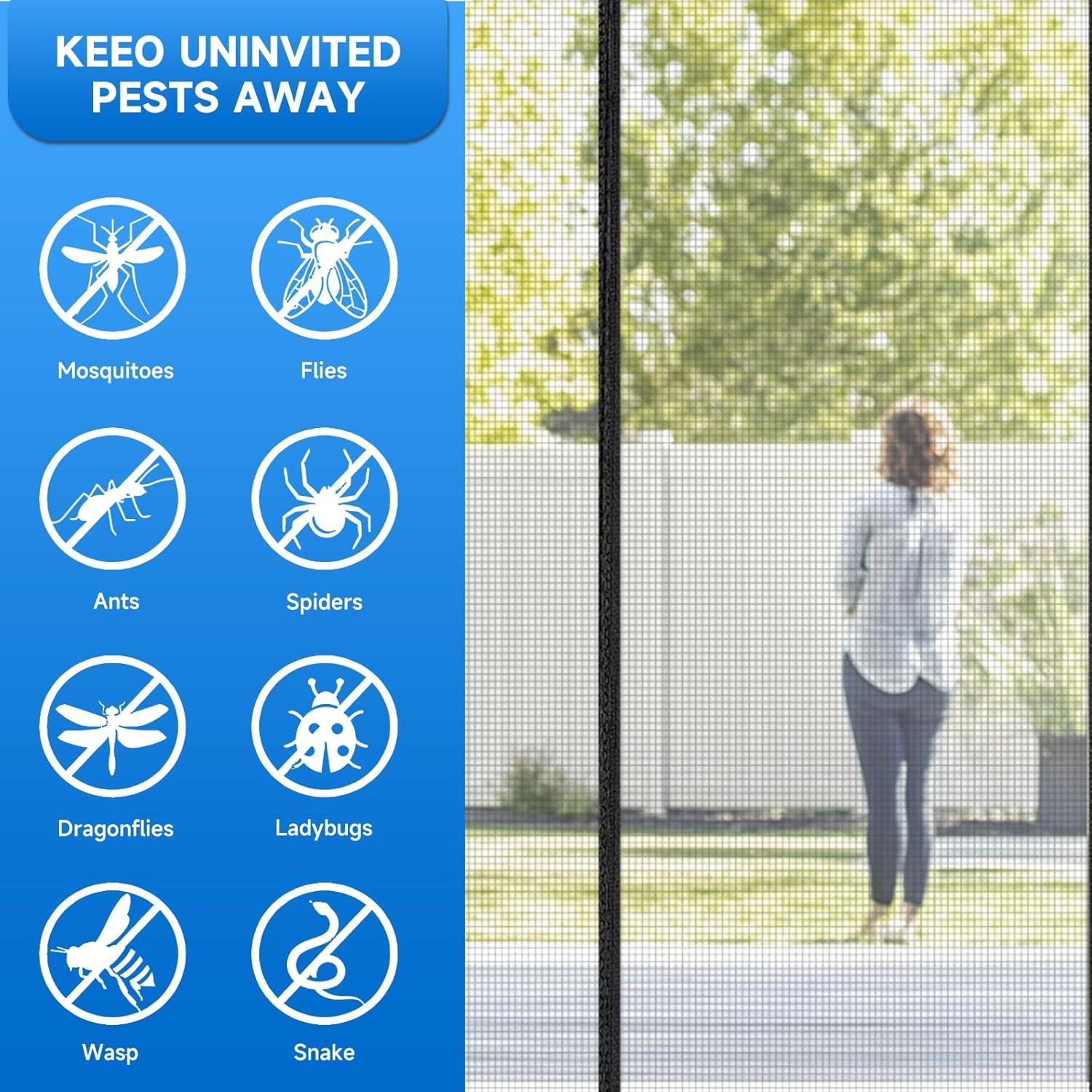 Puerta Pantalla Magnética CANLENE 36x82 cm Fácil Instalación