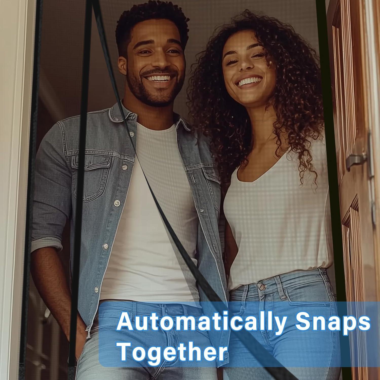 Puerta Pantalla Magnética CANLENE 36x82 cm Fácil Instalación