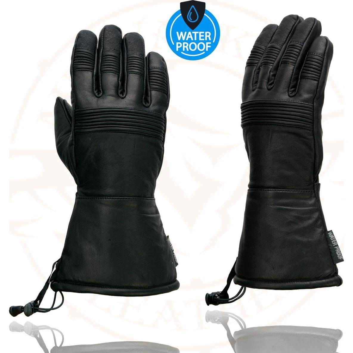 Guantes de Cuero Milwaukee Leather MG7505 para Motocicleta