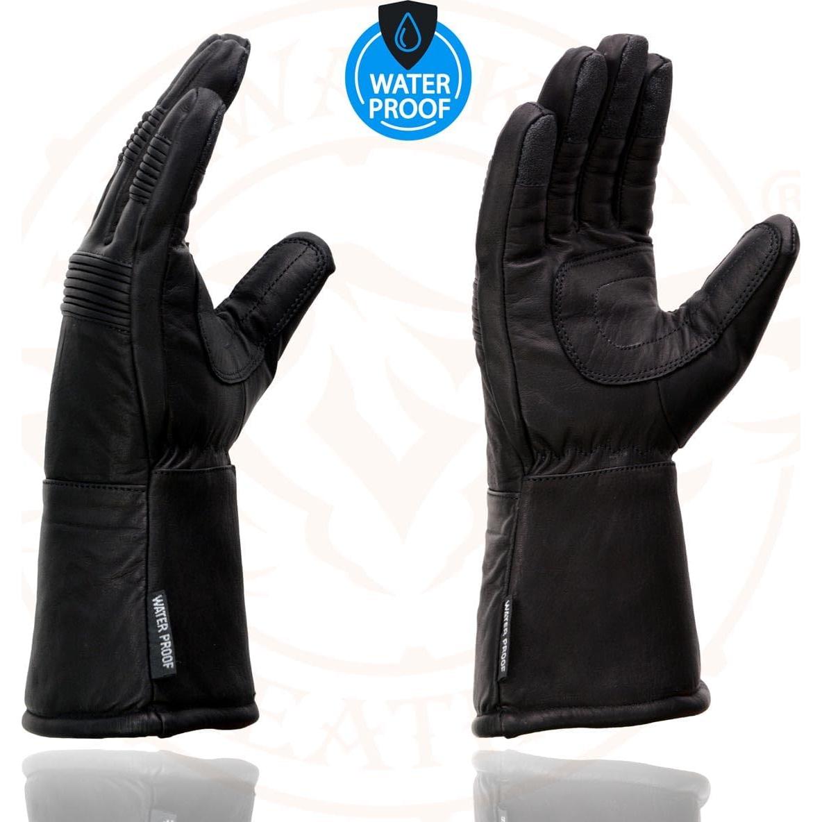 Guantes de Cuero Milwaukee Leather MG7505 para Motocicleta