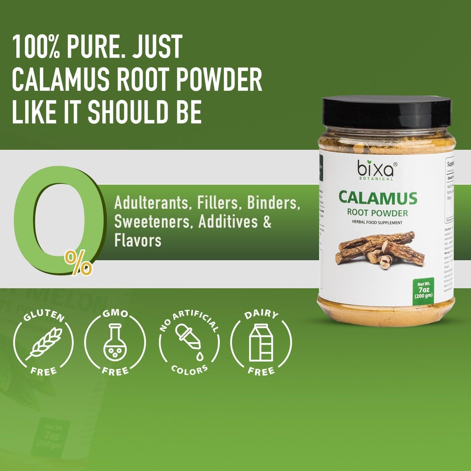 Polvo de Raíz de Calamus Bixa Botanical 198 g - Suplemento Herbal