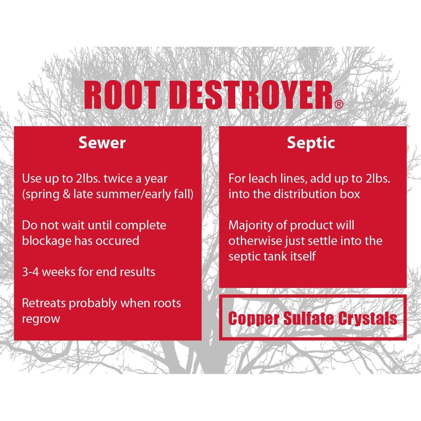 Destruidor de Raíces Sanco 0.91kg - Asesino de Raíces para Tuberías