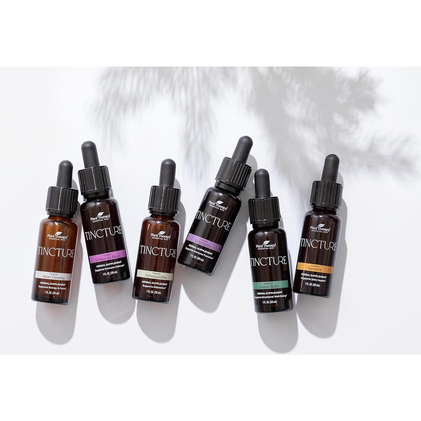 Tintura de Ashwagandha Orgánica Plant Therapy 30 mL - Relajación