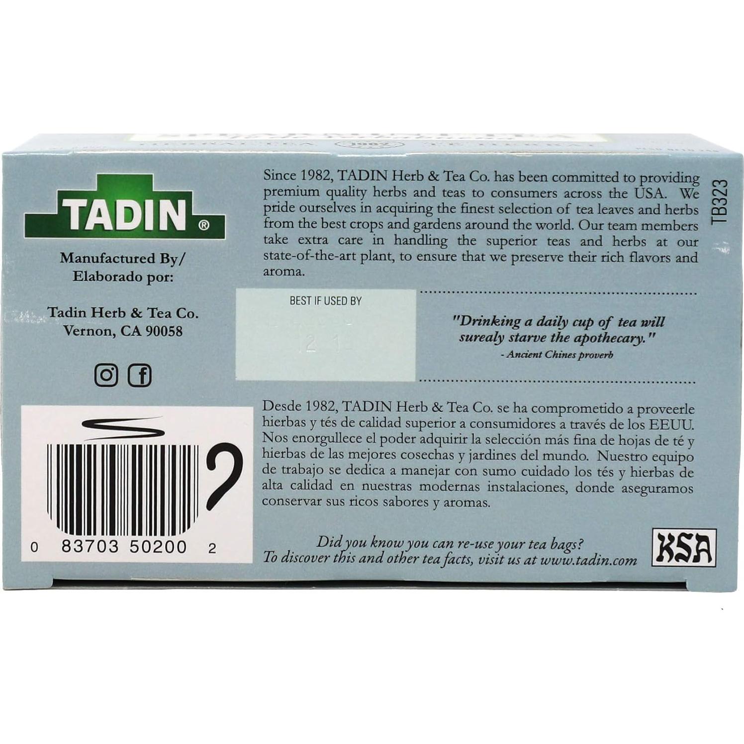 Té de Menta Verde Tadin 24 Bolsitas - Alivio Indigestión