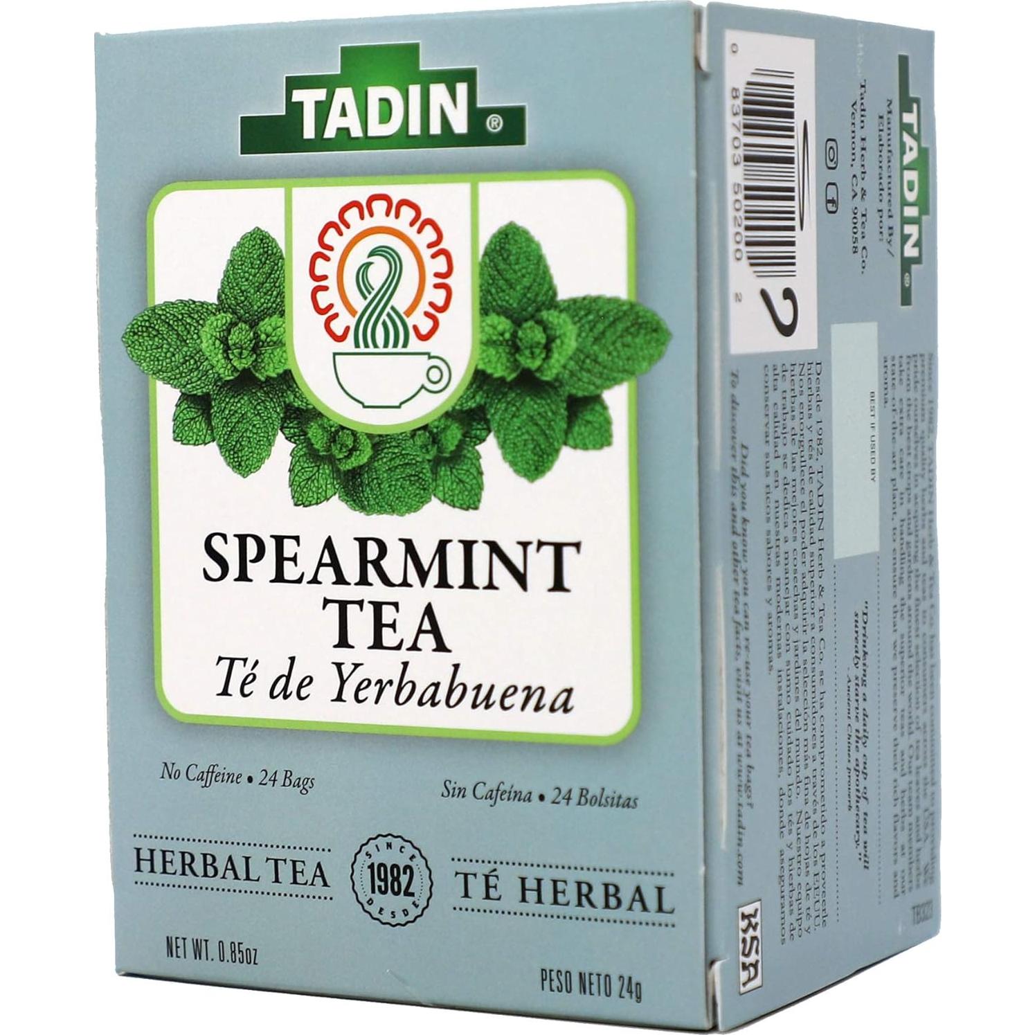 Té de Menta Verde Tadin 24 Bolsitas - Alivio Indigestión