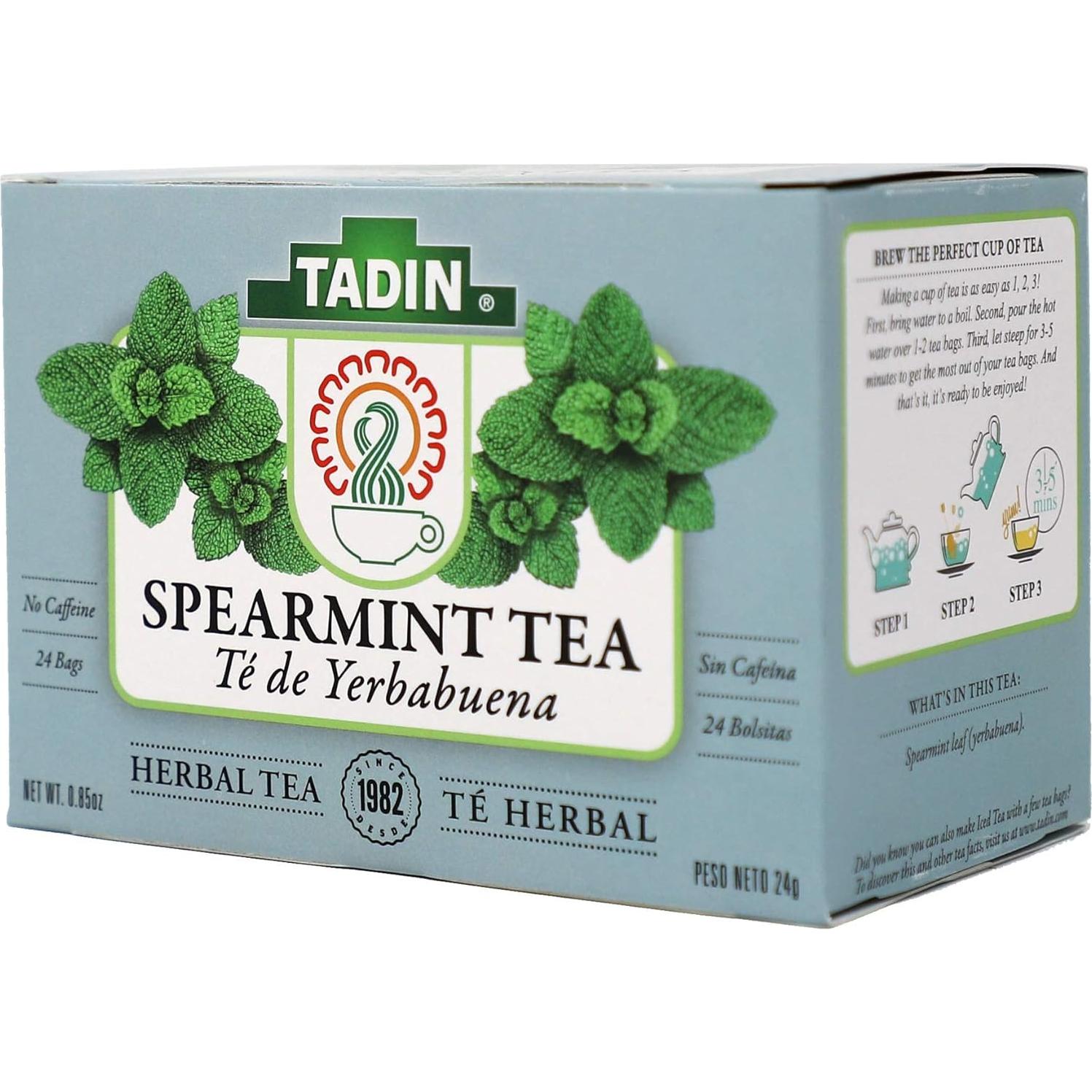 Té de Menta Verde Tadin 24 Bolsitas - Alivio Indigestión