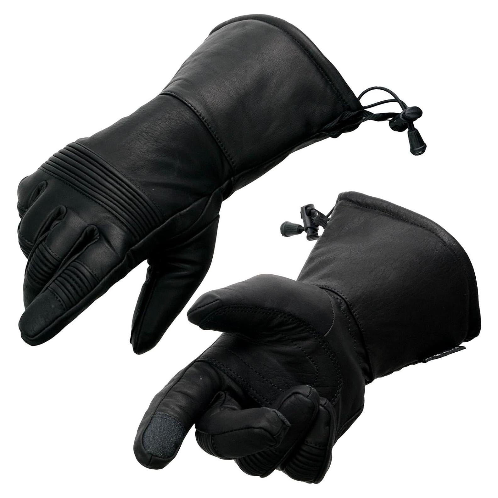 Guantes de Cuero Milwaukee Leather MG7505 para Motocicleta