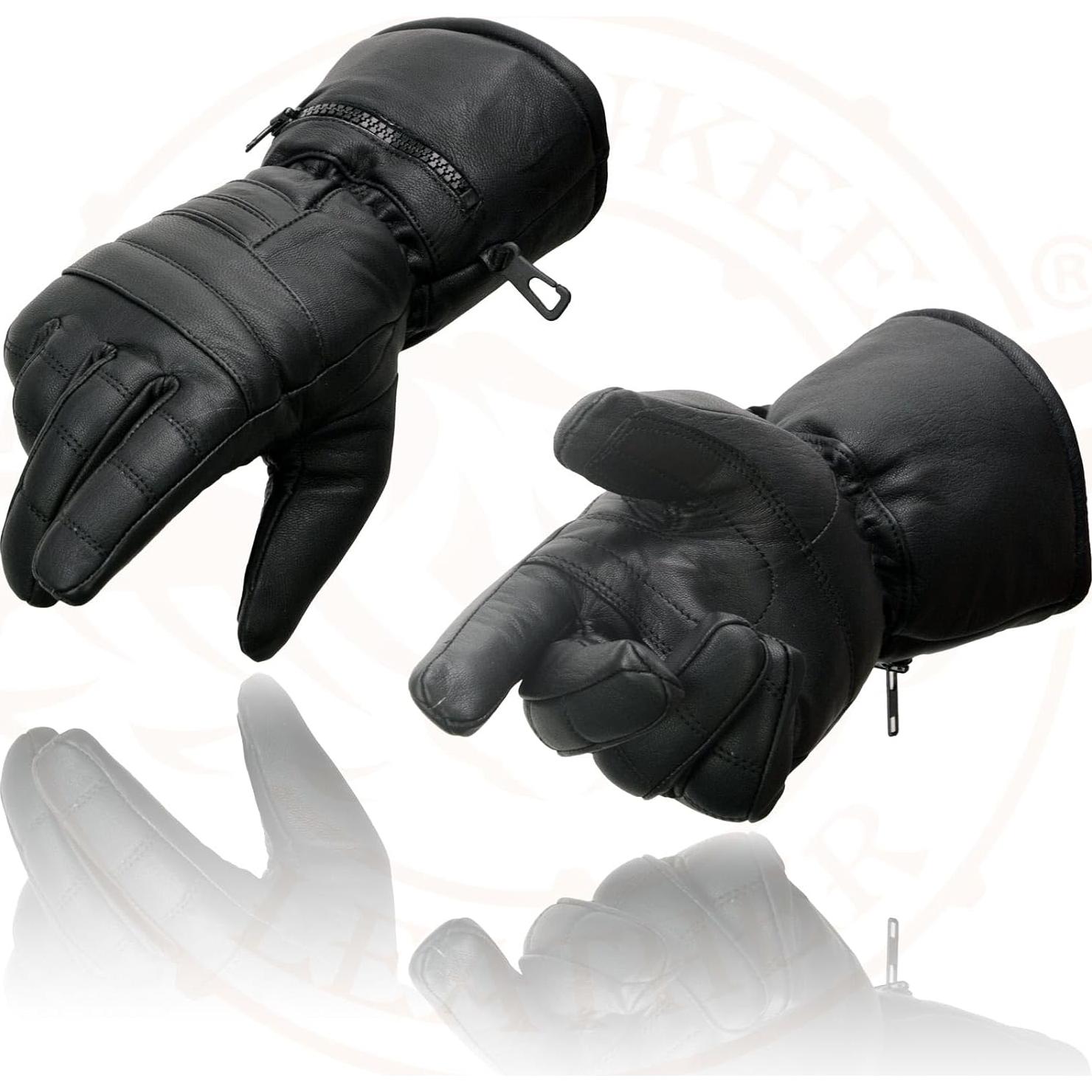 Guantes de Cuero Milwaukee Leather MG7505 para Motocicleta