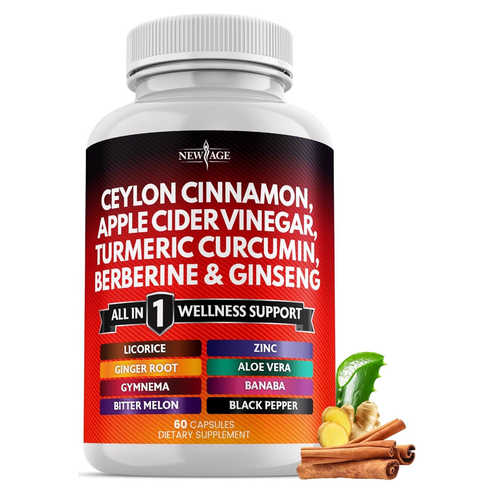 Suplemento Todo en Uno New Age - Canela de Ceilán 60 Cápsulas