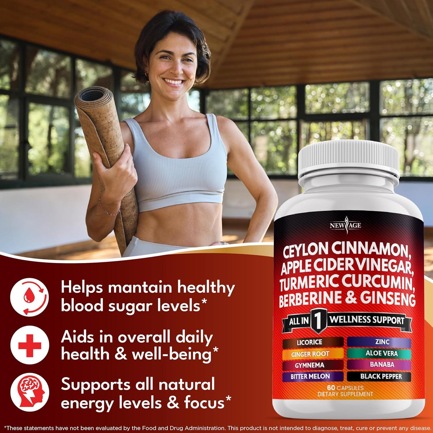 Suplemento Todo en Uno New Age - Canela de Ceilán 60 Cápsulas